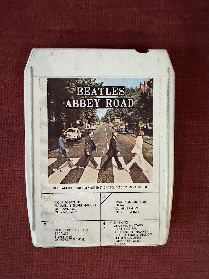 🎵 THE BEATLES – Abbey Road (1969/70) - Vintage 8-Track Tape 