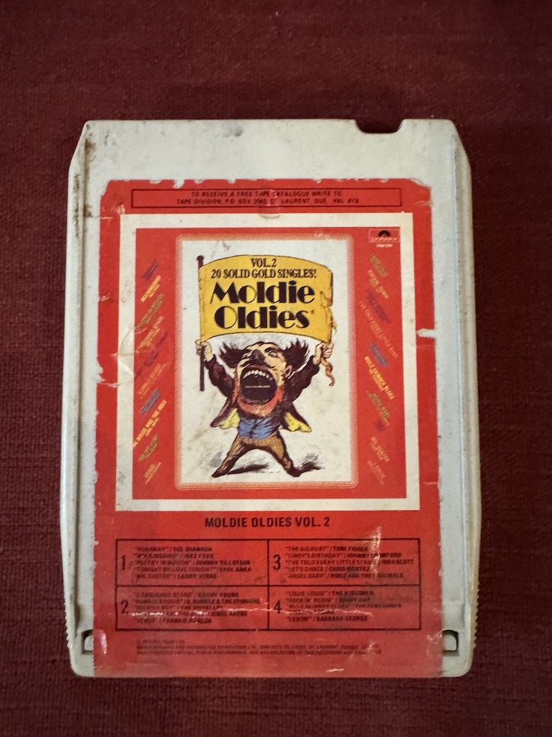 🎵 MOLDIE OLDIES Vol. 2 – 20 Solid Gold Singles! (Stingray/RSO) - Vintage 8-Track Tape 